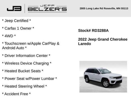 2022 Jeep Grand Cherokee Laredo