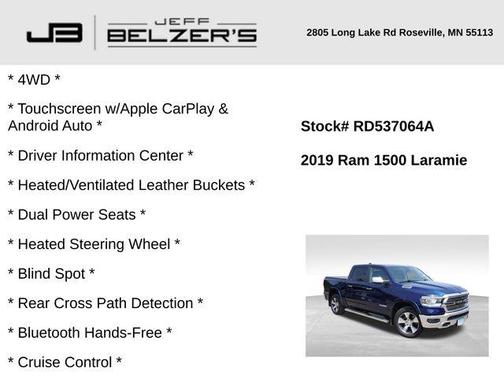 2019 RAM 1500 Laramie