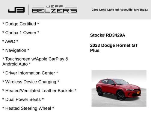 2023 Dodge Hornet GT Plus