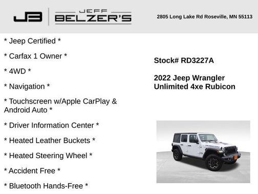 2022 Jeep Wrangler Unlimited 4xe Rubicon