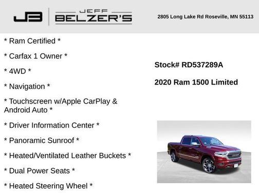 2020 RAM 1500 Limited
