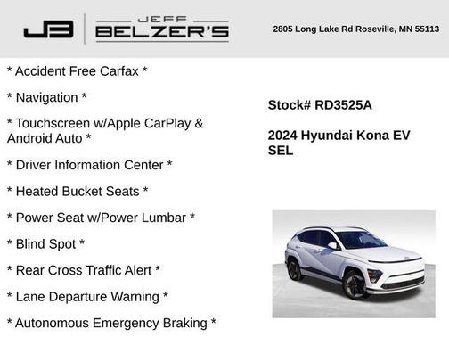 2024 Hyundai KONA EV SEL