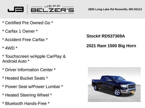 2021 RAM 1500 Big Horn