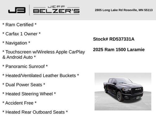 2025 RAM 1500 Laramie