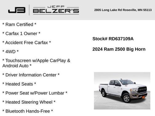 2024 RAM 2500 Big Horn