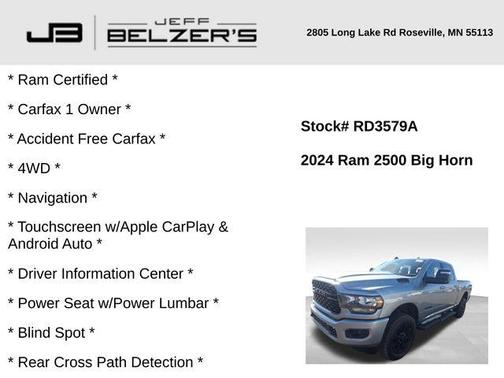 2024 RAM 2500 Big Horn
