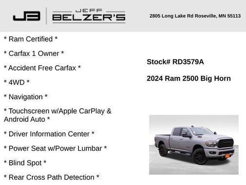 2024 RAM 2500 Big Horn