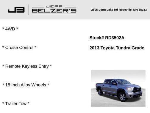 2013 Toyota Tundra Grade