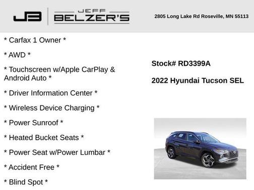 2022 Hyundai TUCSON SEL