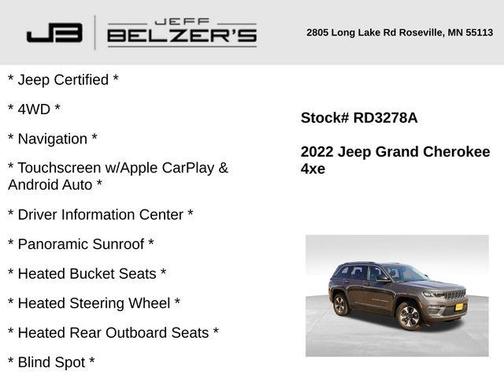 2022 Jeep Grand Cherokee 4xe Base