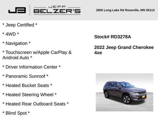 2022 Jeep Grand Cherokee 4xe Base