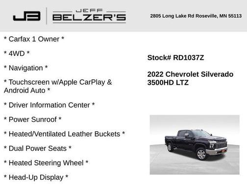 2022 Chevrolet Silverado 3500 LTZ