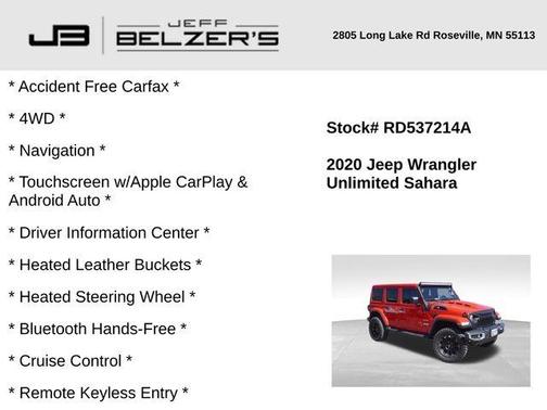 2020 Jeep Wrangler Unlimited Sahara