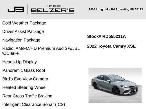 2022 Toyota Camry XSE