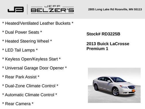 2013 Buick LaCrosse Premium 1