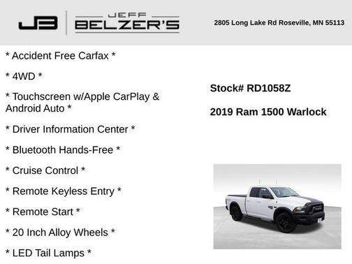 2019 RAM 1500 Classic Warlock