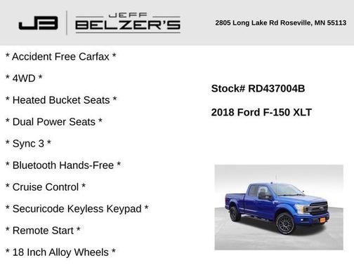 2018 Ford F-150 XLT