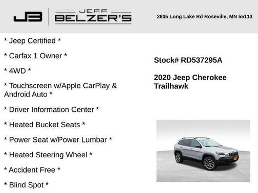 2020 Jeep Cherokee Trailhawk