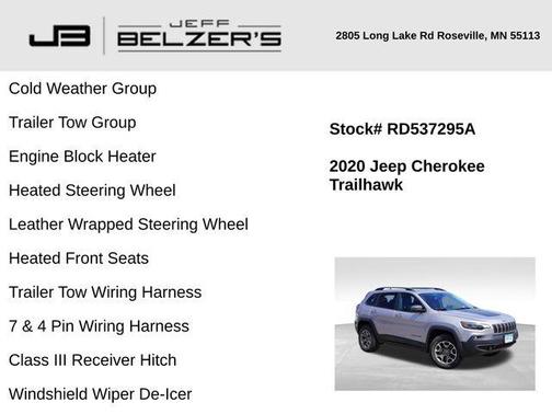 2020 Jeep Cherokee Trailhawk