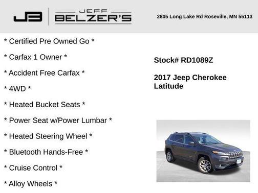 2017 Jeep Cherokee Latitude