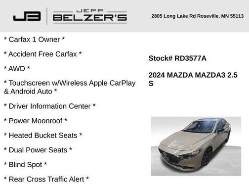 2024 Mazda Mazda3 2.5 Carbon Turbo