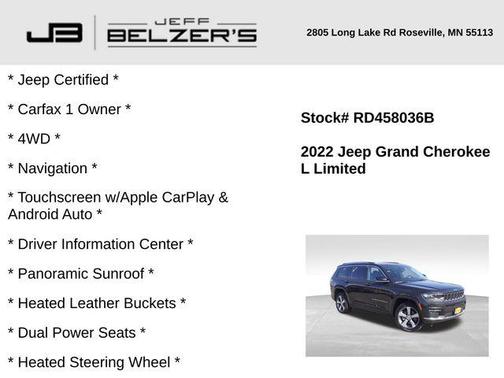 2022 Jeep Grand Cherokee L Limited