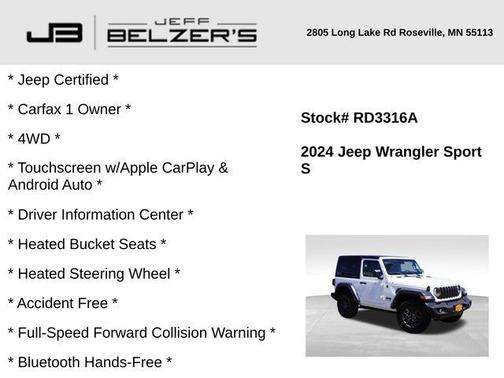 2024 Jeep Wrangler Sport
