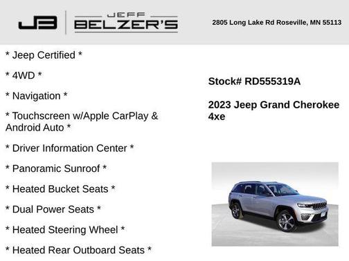 2023 Jeep Grand Cherokee 4xe Base