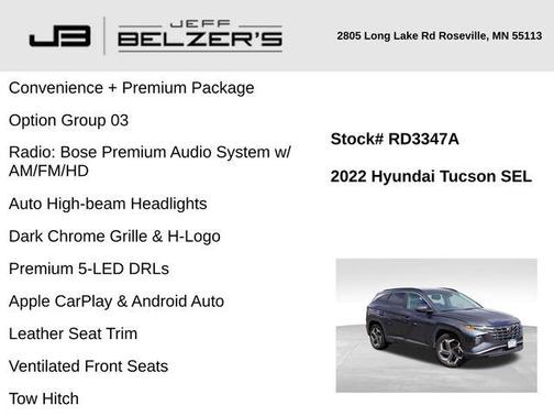 2022 Hyundai TUCSON SEL