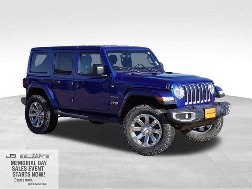 Ocean Blue Metallic 2019 Jeep Wrangler Unlimited Sahara