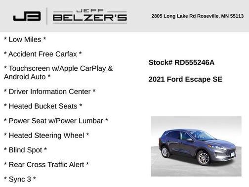 2021 Ford Escape SE