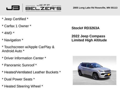 2022 Jeep Compass Altitude