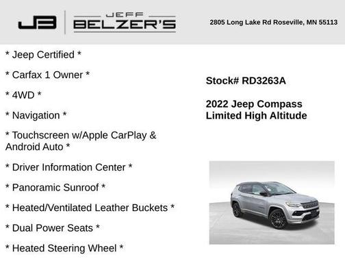2022 Jeep Compass Altitude