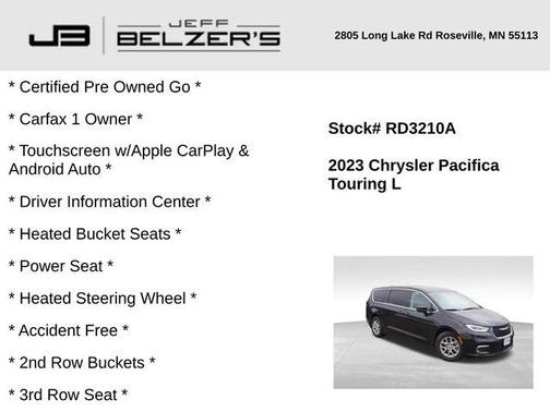 2023 Chrysler Pacifica Touring-L
