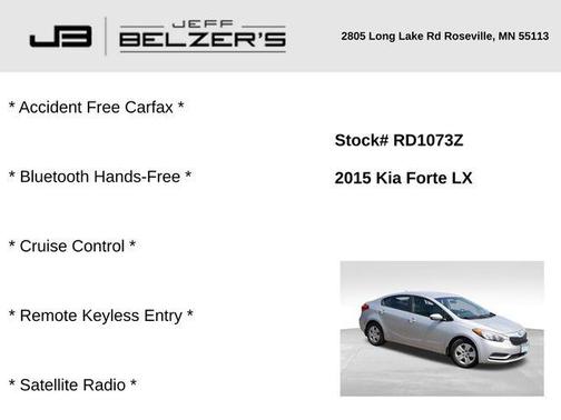 2015 Kia Forte LX