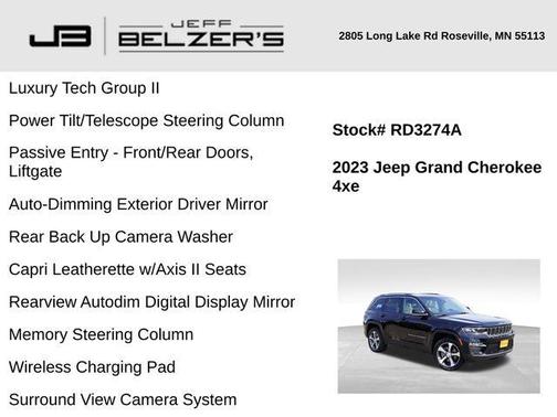 2023 Jeep Grand Cherokee 4xe Base