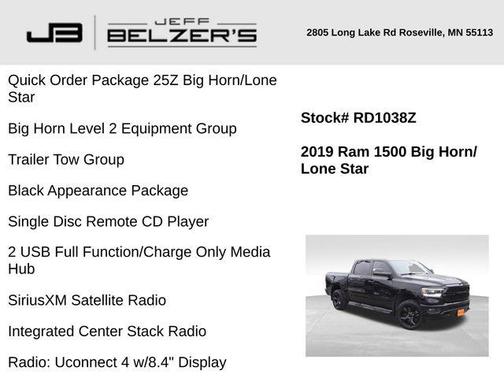 2019 RAM 1500 Big Horn