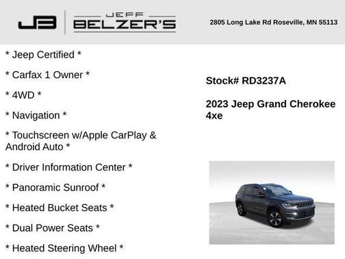 2023 Jeep Grand Cherokee 4xe Base