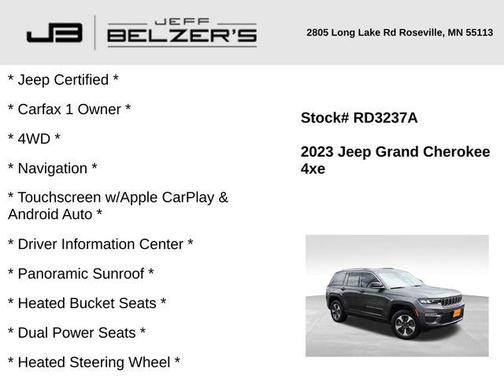 2023 Jeep Grand Cherokee 4xe Base