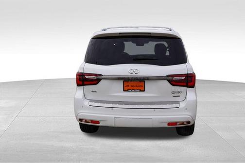 Moonstone White 2020 INFINITI QX80 Luxe