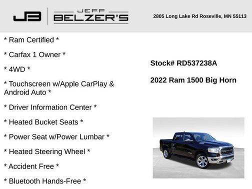2022 RAM 1500 Big Horn