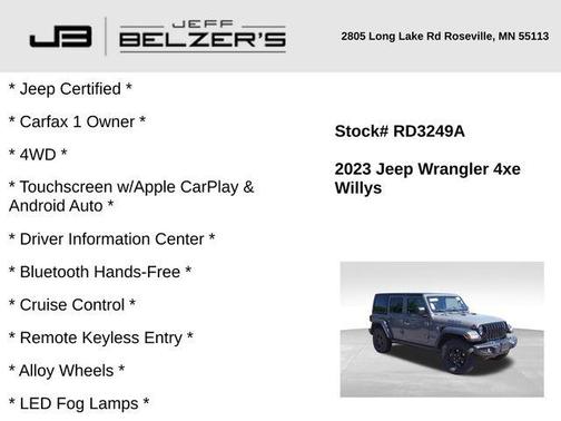 2023 Jeep Wrangler 4xe Base
