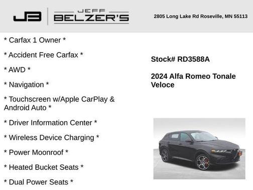 2024 Alfa Romeo Tonale Veloce