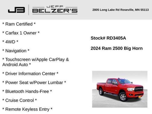 2024 RAM 2500 Big Horn