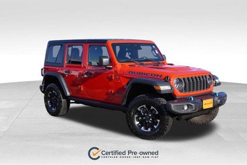 Firecracker Red Clearcoat 2025 Jeep Wrangler 4xe Rubicon