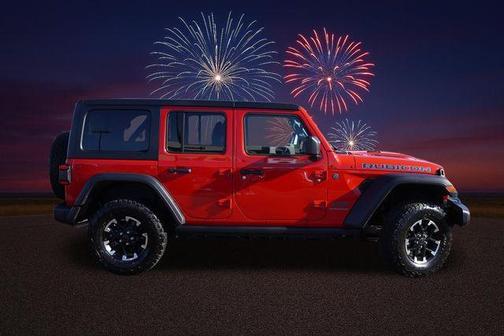 Firecracker Red Clearcoat 2025 Jeep Wrangler 4xe Rubicon