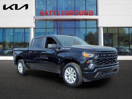 Black 2023 Chevrolet Silverado 1500 Custom