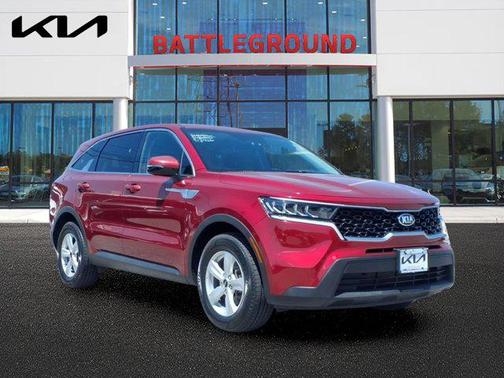 Passion Red Tintcoat 2021 Kia Sorento LX