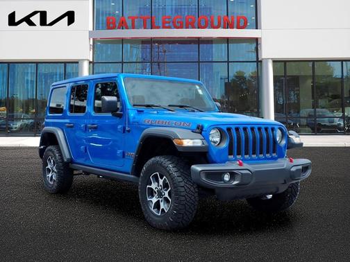 Hydro Blue Pearlcoat 2023 Jeep Wrangler Rubicon