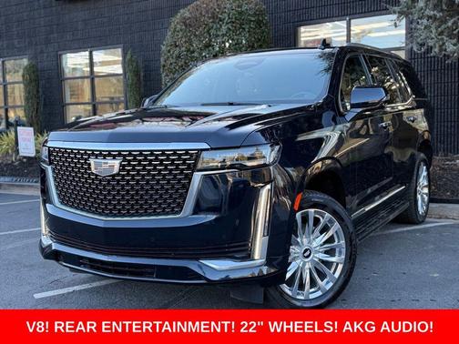 Dark Moon Blue Metallic 2023 Cadillac Escalade Premium Luxury